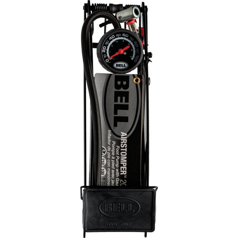 Bell Sports Zephyr 200 100 psi Steel Frame Multi-Sport Foot Pump