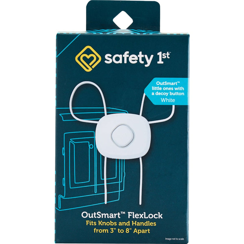 Safety 1st Outsmart Flex Lock Plastic Slide-On Decoy Cabinet Lock