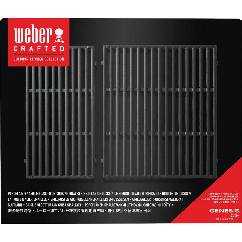 Weber Genesis 300 35.8 In. W. x 17 In. L. Porcelain Enamel Coated Cast Iron Grill Grate