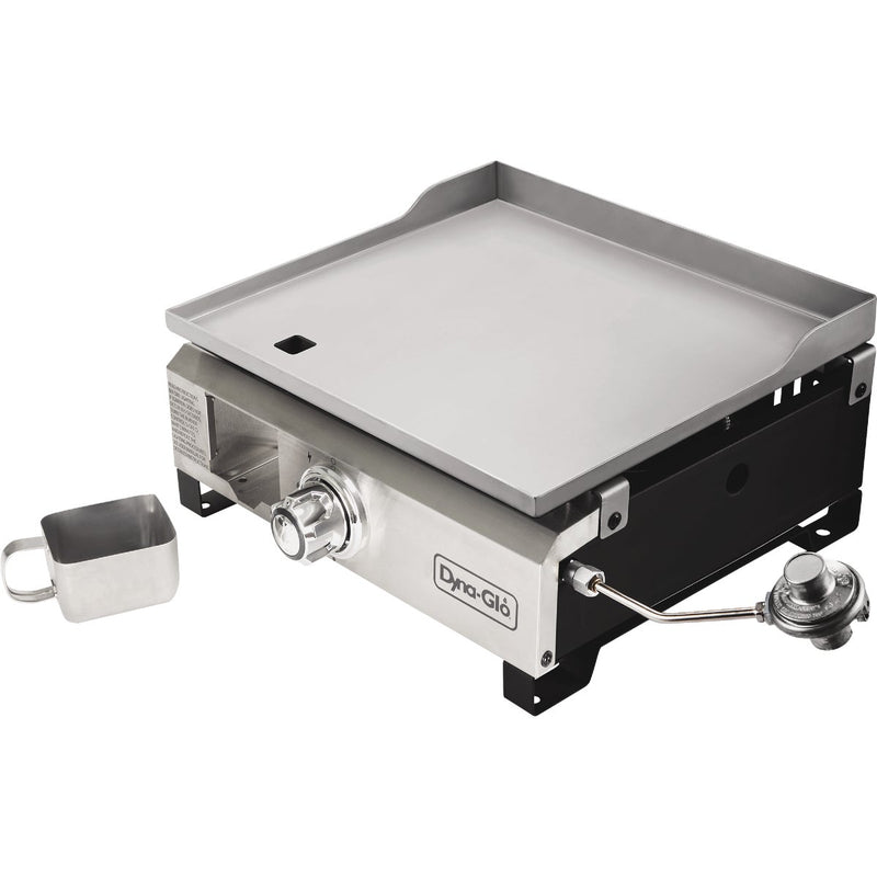 Dyna-Glo 1-Burner Stainless Steel 18,000 BTU 260 Sq. In. Outdoor LP Gas Griddle