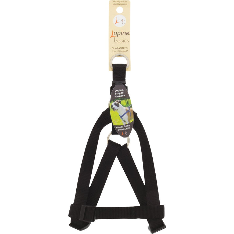 Lupine 3/4 In. Black Step-In Dog Harness