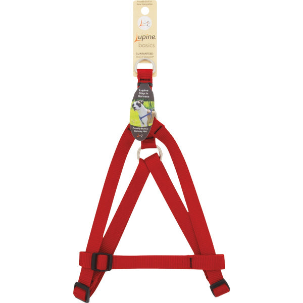 Lupine 3/4 In. Red Step-In Dog Harness