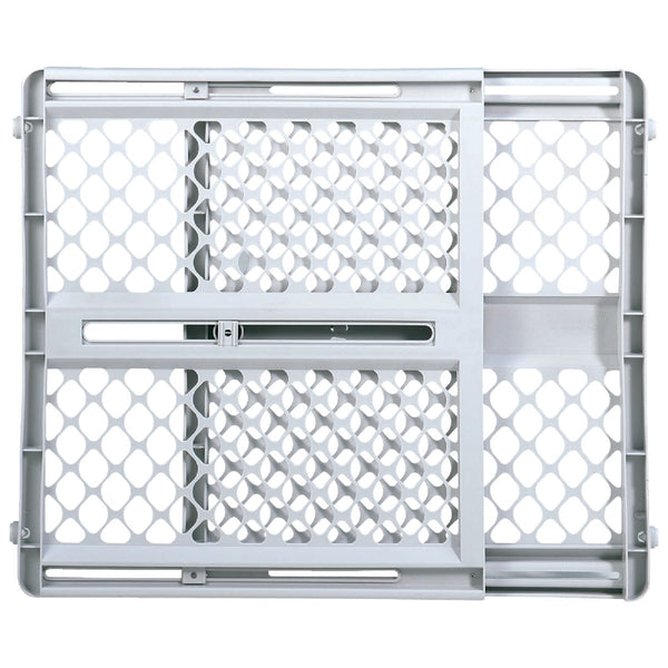 North States 26 In. to 42 In. W. White Plastic Universal Pet Gate