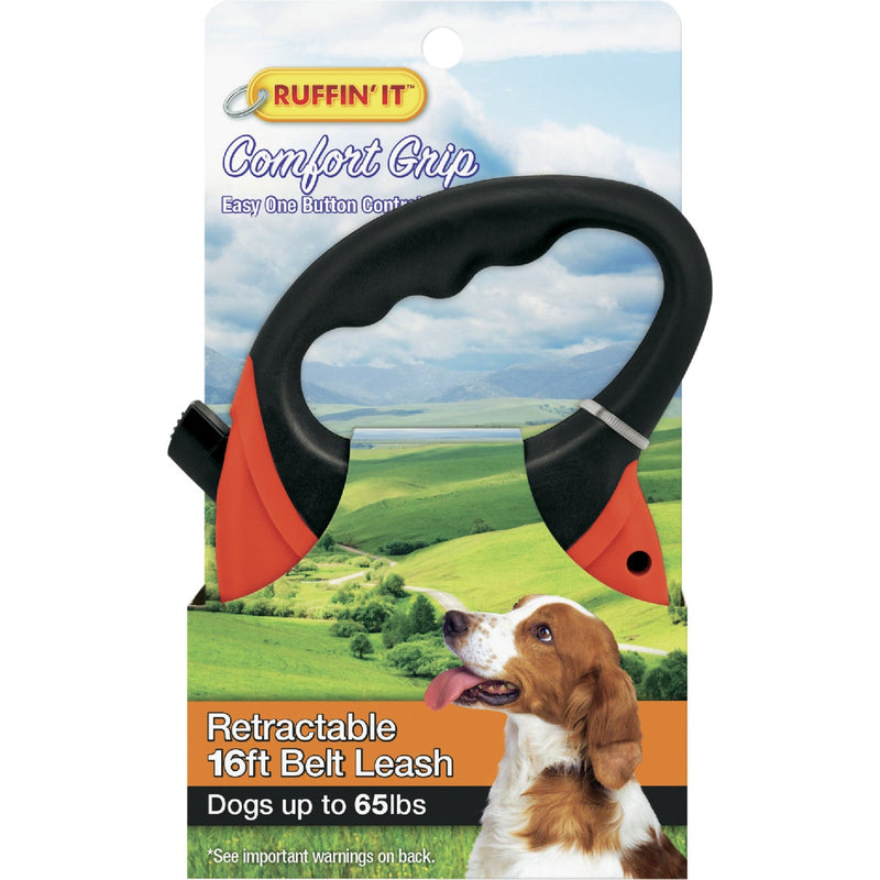 Westminster Pet Ruffin' it 16 Ft. Cord Up to 65 Lb. Dog Retractable Leash