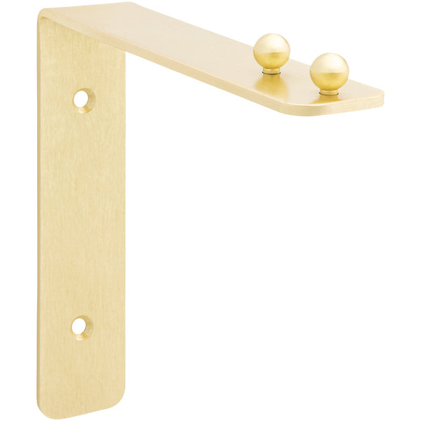 National 2644 7 In. Brushed Gold Steel Hanging Wall Plant Bracket