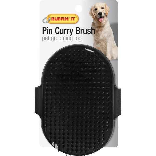 Westminster Pet Ruffin' it Plastic Palm Grooming Pet Brush