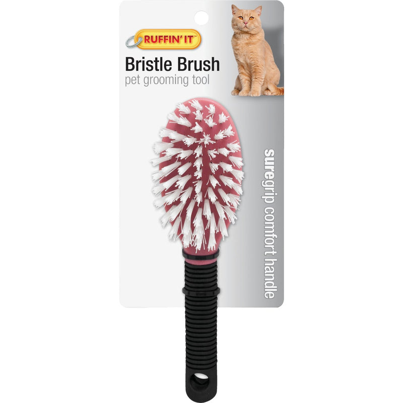 Westminster Pet Ruffin' it Plastic Bristle Cat Grooming Brush