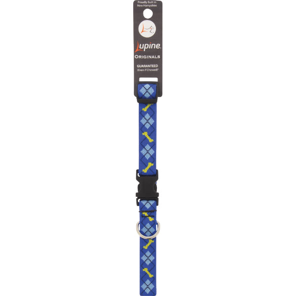 Lupine 3/4 In. Dapper Dog Adjustable Dog Collar