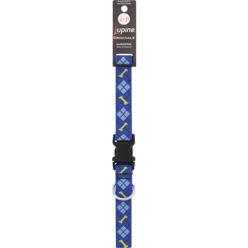 Lupine 1 In. Dapper Dog Adjustable Dog Collar