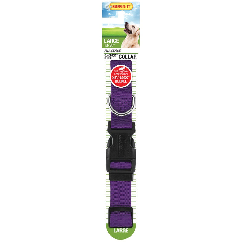 Westminster Pet Ruffin' it Adjustable 18 In. to 26 In. Nylon Dog Collar