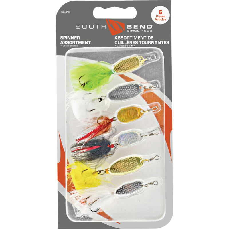 SouthBend 6-Piece Spinner Fishing Lure Kit