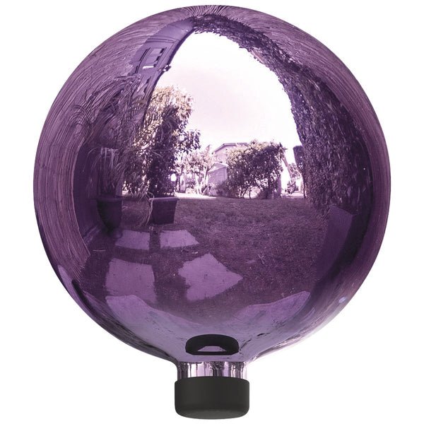 Alpine 10 In. Dia. Electric Purple Glass Gazing Globe