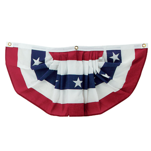 Valley Forge 1 Ft. W. x 3 Ft. L. Polycotton Fan Flag Bunting