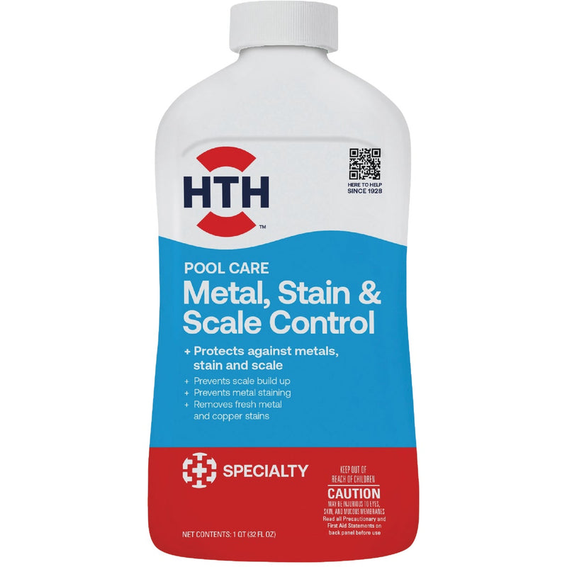 HTH Pool Care 1 Qt. Liquid Metal, Stain & Scale Control