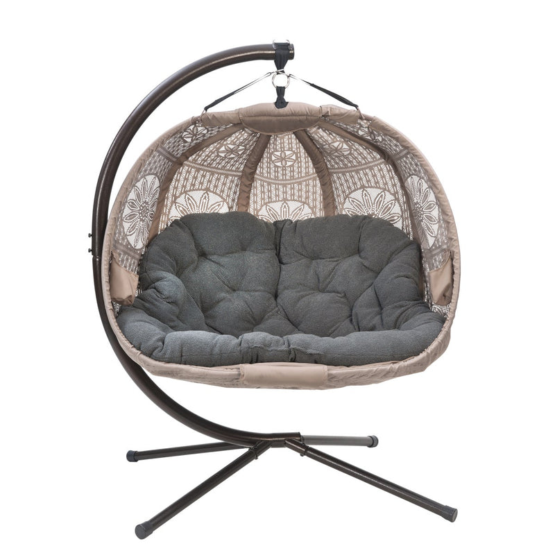 Flowerhouse Dream Catcher Sand Hanging Patio Loveseat