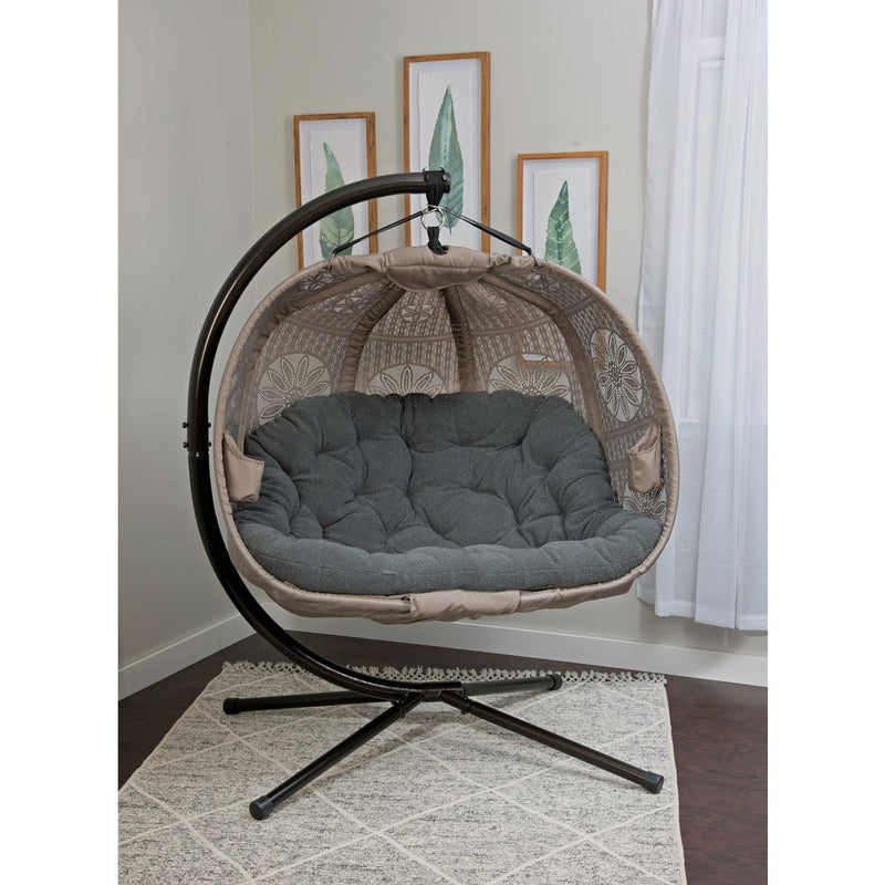 Flowerhouse Dream Catcher Sand Hanging Patio Loveseat