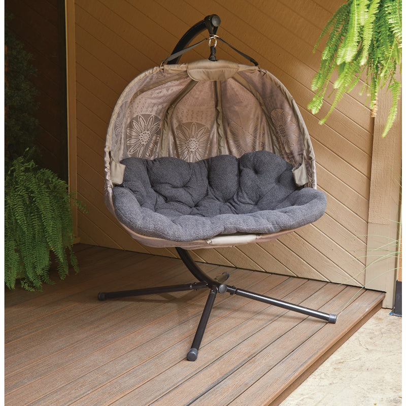 Flowerhouse Dream Catcher Sand Hanging Patio Loveseat