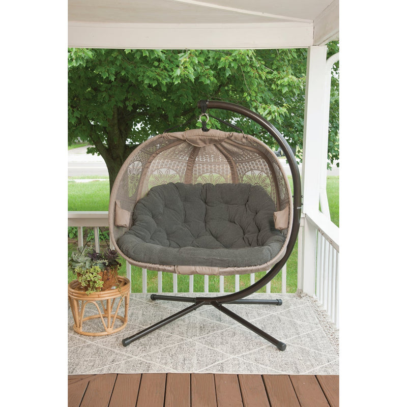 Flowerhouse Dream Catcher Sand Hanging Patio Loveseat