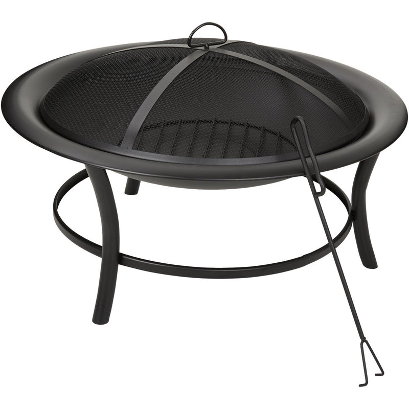 Outdoor Expressions 30 In. Round Steel Fire Pit