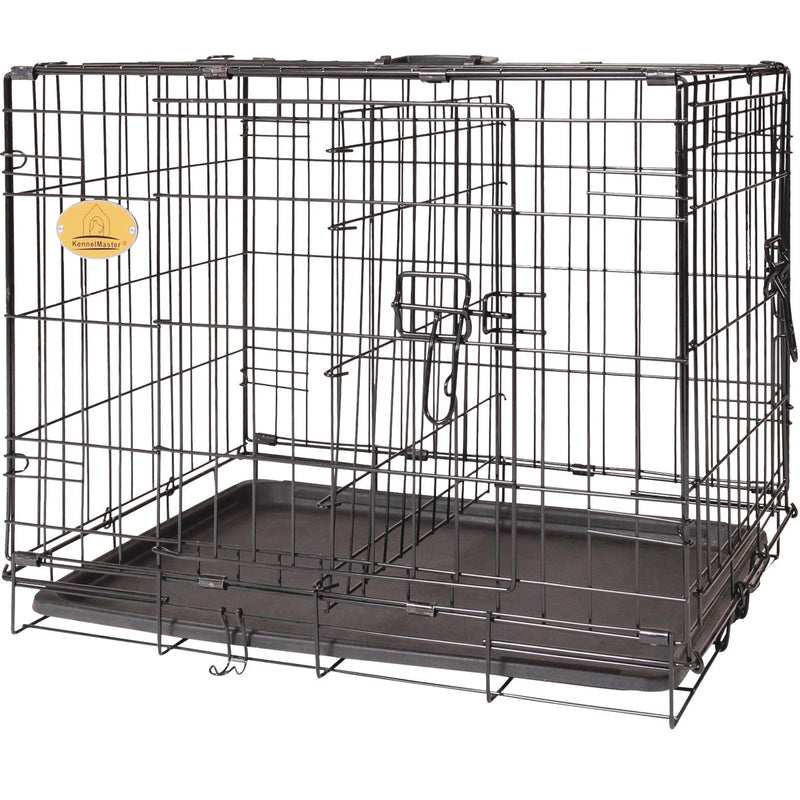 KennelMaster 17 In. W. x 19 In. H. x 24 In. L. Folding Kennel Crate