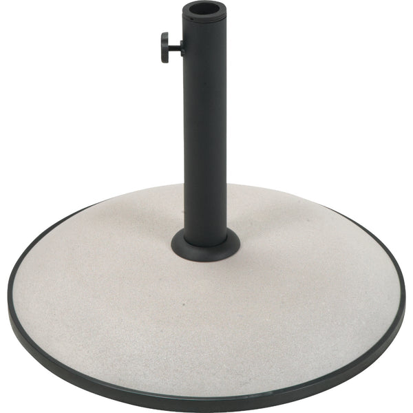 Outdoor Expressions 17 In. Round Tan Concrete Umbrella Base