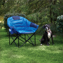 Outdoor Expressions Blue Polyester XL Club Chair