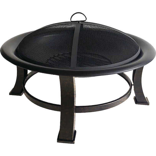 30 In. Round Wood Burning Fire Pit