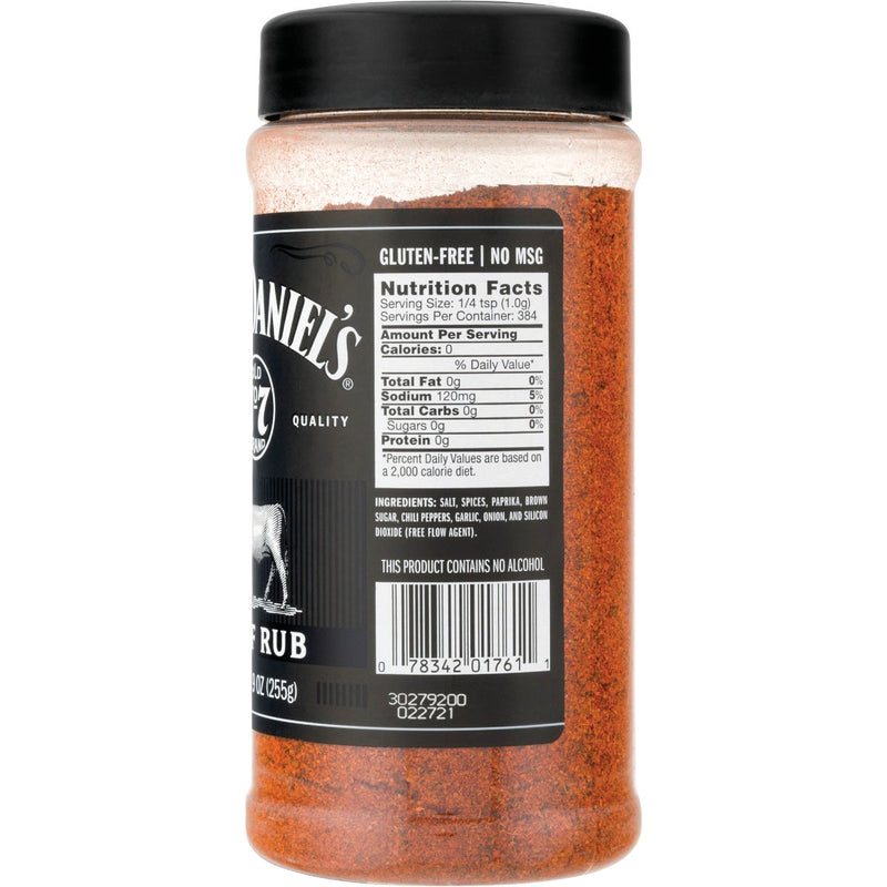 Jack Daniel's 9 Oz. Barbecue Beef Rub Shake Spice