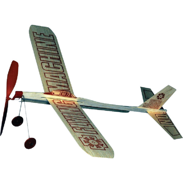 Paul K Guillow Flying Machine 17 In. Balsa Wood Glider Plane
