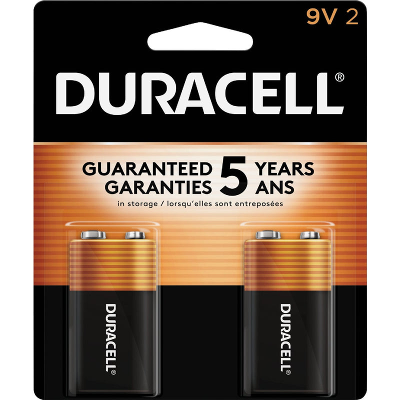 Duracell CopperTop 9V Alkaline Battery (2-Pack)