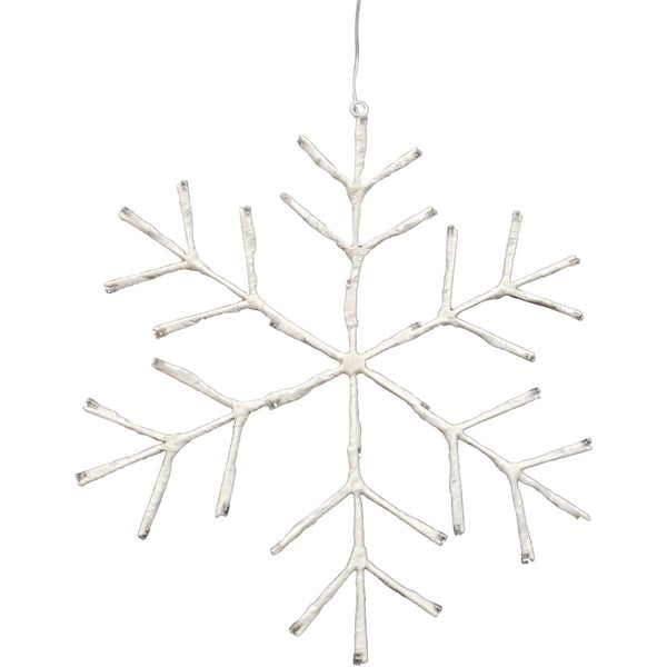 Alpine 16 In. LED Multi-Color Snowflake Hanging Lighted Decoration