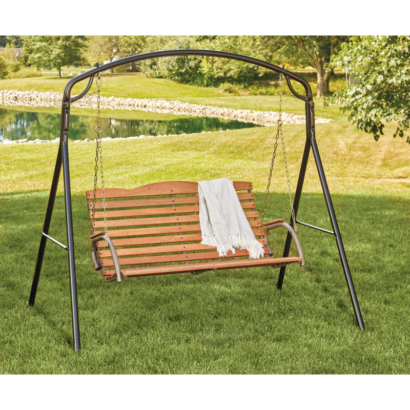 Jack Post Country Garden 4 Ft. Taupe Porch Swing with Chains