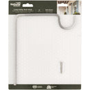 National 2646 9 In. Satin Nickel Steel Extended Wall Hook Plant Hanger