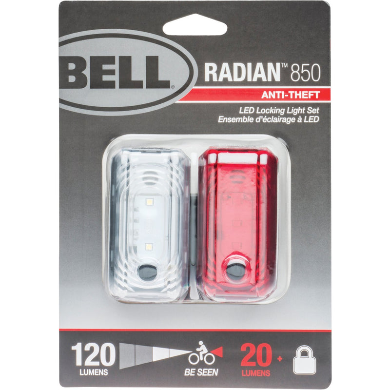 Bell Sports Radian 850 LED Bicycle Locking Light Set With COB (Chip on Board)