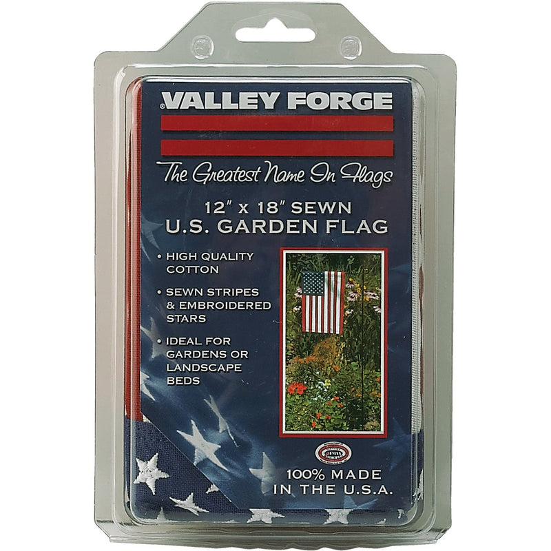 Valley Forge 11 In. x 15 In. Polyester American Garden Flag