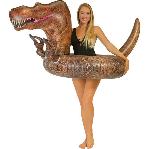 PoolCandy T-Rex Ride-On Tube Pool Float