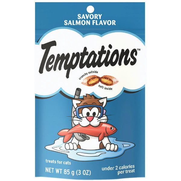 Temptations Savory Salmon 3 Oz. Cat Treat