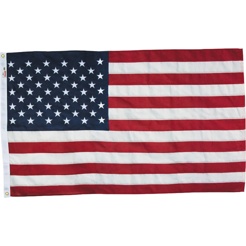 Valley Forge 3 Ft. x 5 Ft. Cotton Natural Series American Flag
