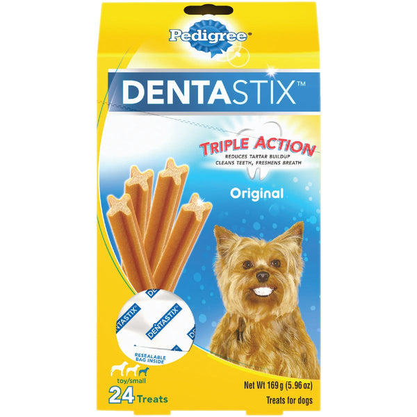 Pedigree Dentastix Toy Dog Original Flavor Dental Dog Treat (24-Pack)