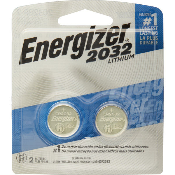 Energizer 2032 Lithium Coin Cell Battery (2-Pack)