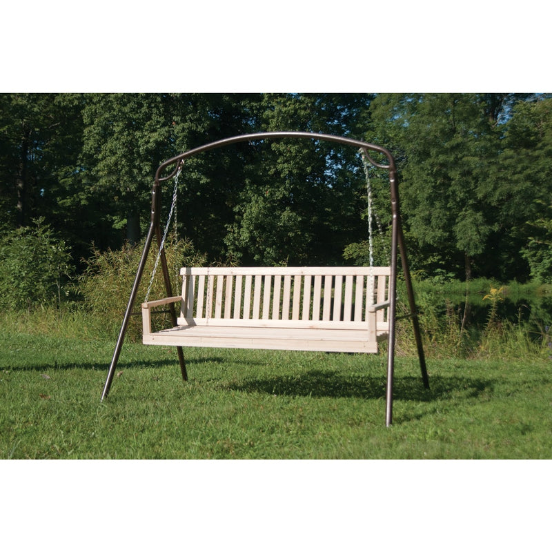 Jack Post Country Garden Steel 71-1/2 In. W. x 48 In. D. x 66-3/4 In. H. Brown Swing Frame