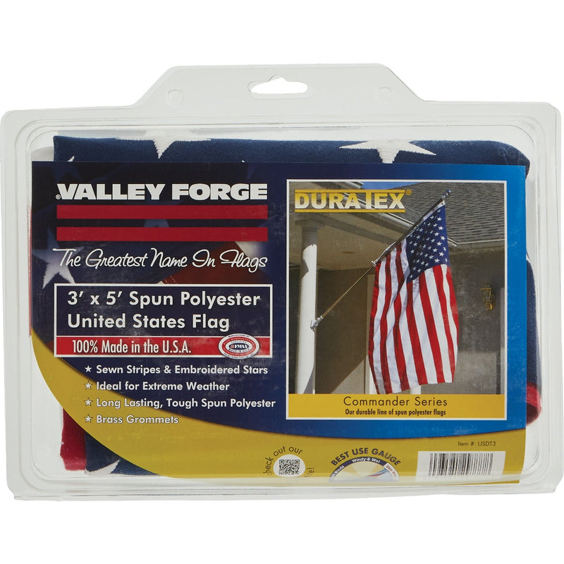 Valley Forge 3 Ft. x 5 Ft. Polyester American Flag