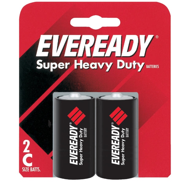 Eveready Super Heavy Duty C Carbon Zinc Battery (2-Pack)