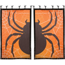 Evergreen Shadow Scapes Black Spider Window Shade (Set of 2)
