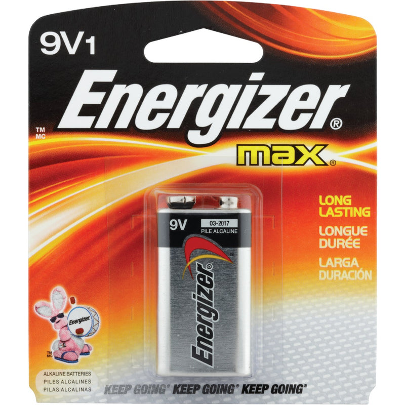 Energizer Max 9V Alkaline Battery