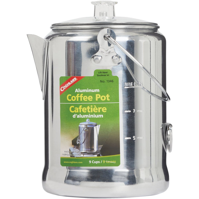 Coghlans 9-Cup Aluminum Camping Coffee Pot