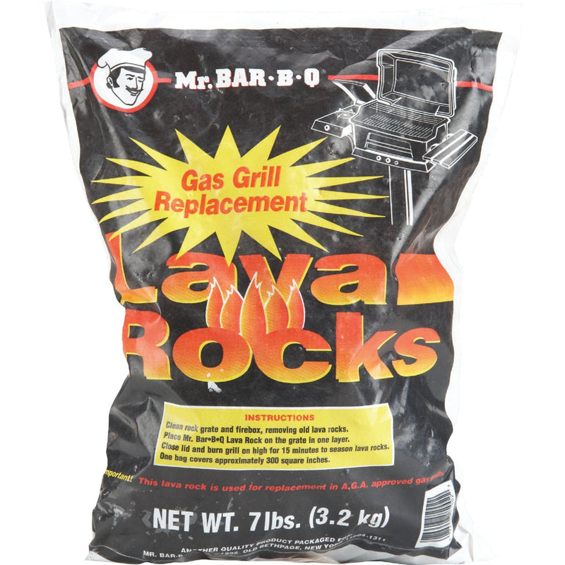 GrillPro 7 Lb. Assorted Color Lava Rock