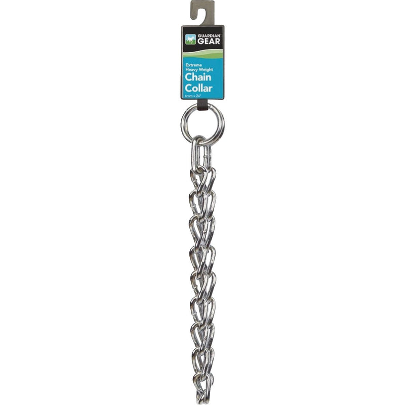 Boss Pet Guardian Gear 24 In. Chrome-Plated Steel Heavy-Weight Dog Choke Chain