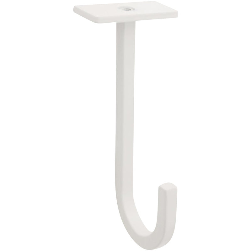 National 2647 5 In. White Steel Long Ceiling Plant Hook