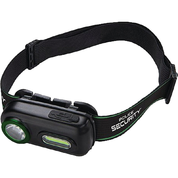 Police Security Colt 400 Lm. LED Rechargeable Headlamp